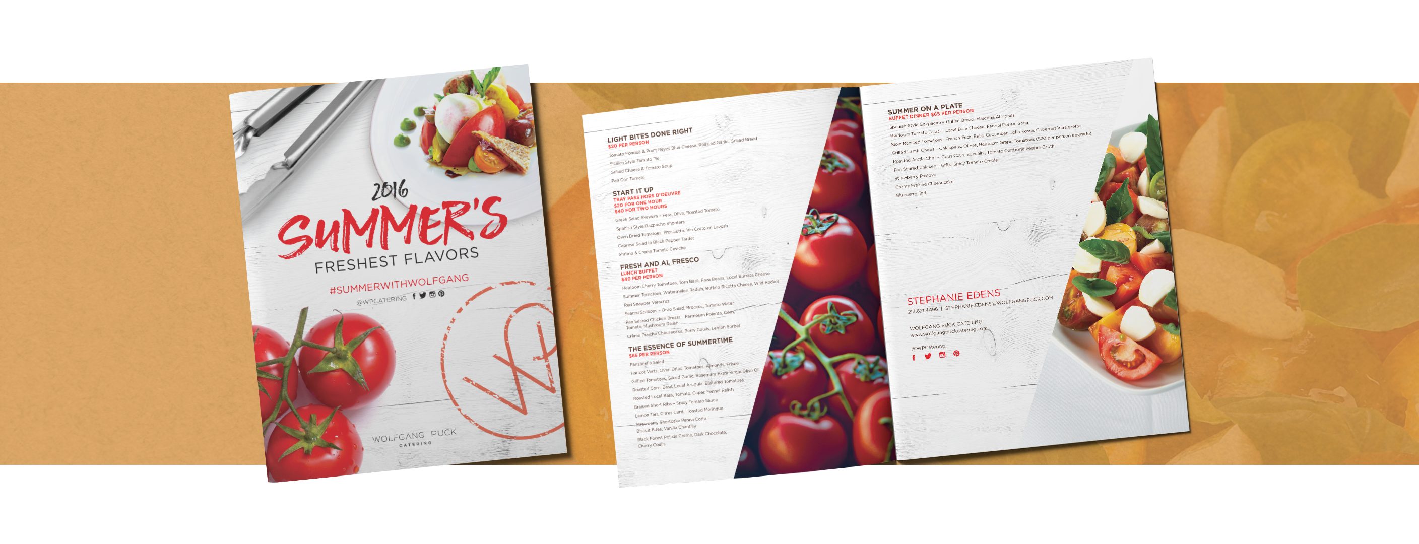 Wolfgang Puck menus