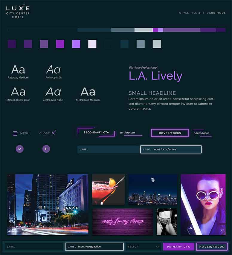 Style Guide 3: Dark Mode