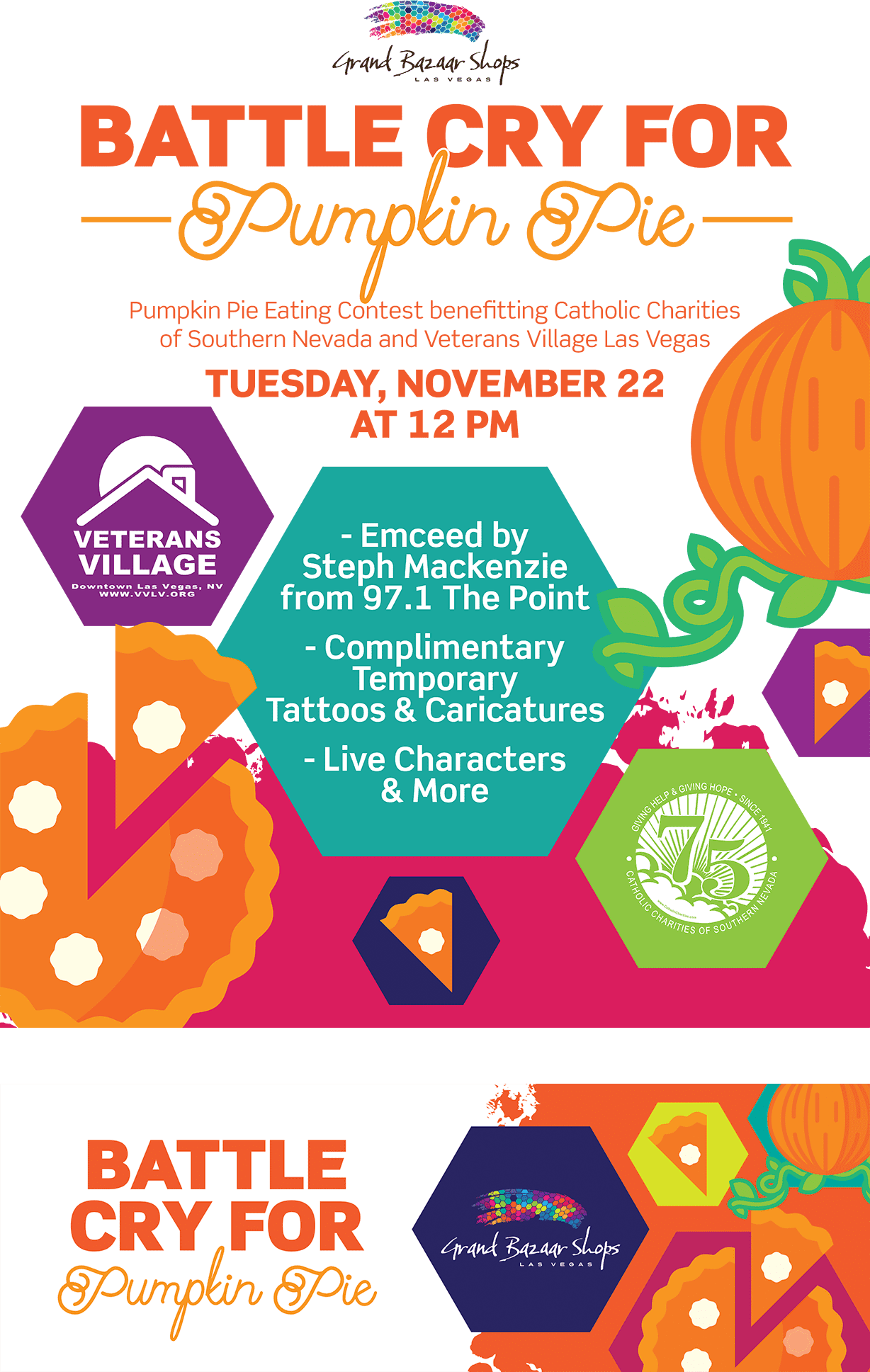 Battle Cry for Pumpkin Pie ad mats