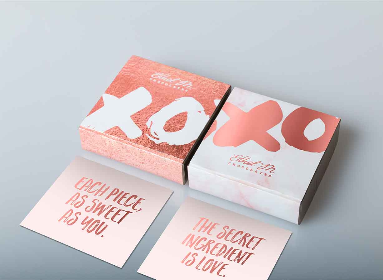 Valentine's Day packaging inserts