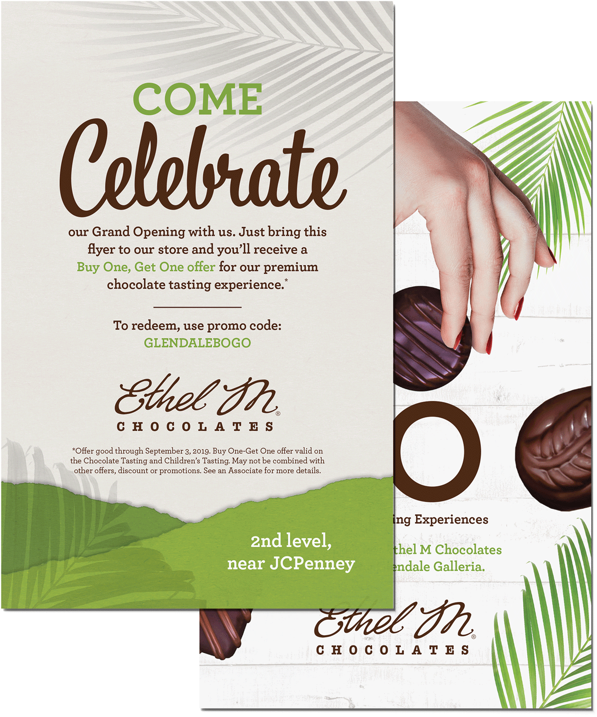 Grand opening flyer design