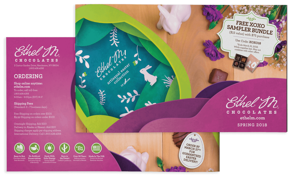 Spring catalogue front & back cover